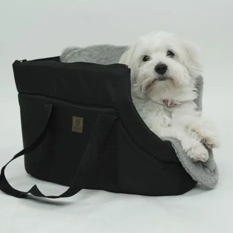 Transporttasker Til Hunde|Hundesenge^ Pakketilbud | Ollipet Berlin City Bag med Luksustæppe