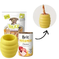 ☀️Sommerklar|Godbidder Og Gnaveben^ Pakketilbud | Ollipet Honey Lick Pot hundeis