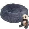 Separationsangst|Ollipet Hundelegetøj^ Pakketilbud | Ollipet Soft Cloud Donut seng med hundebamse