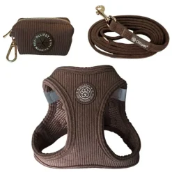 Hundeseler|Ollipet For Wagging Tails^ Pakketilbud | Ollipet Velluto Sæt | Mokka