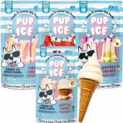 ☀️Sommerklar|Hundeferien^ Pakketilbud | Pup Ice Frysbare Hundeis 4 Varianter