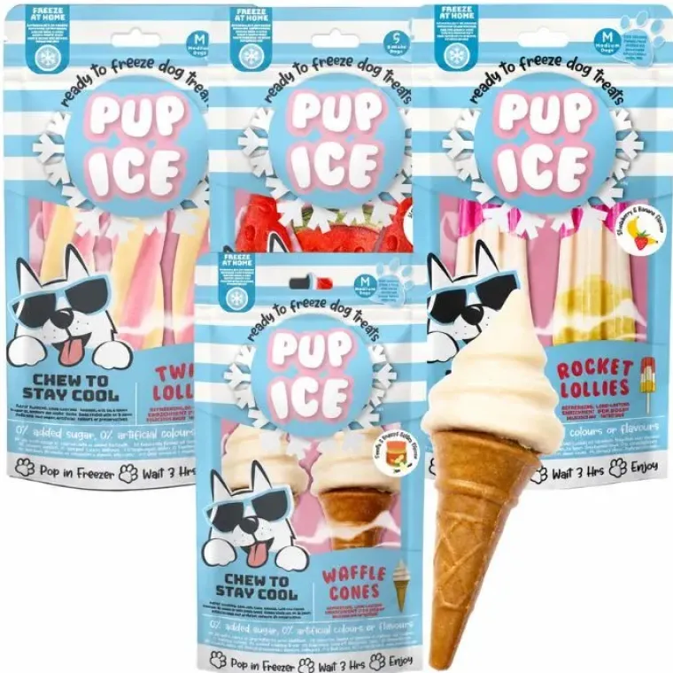 ☀️Sommerklar|Hundeferien^ Pakketilbud | Pup Ice Frysbare Hundeis 4 Varianter