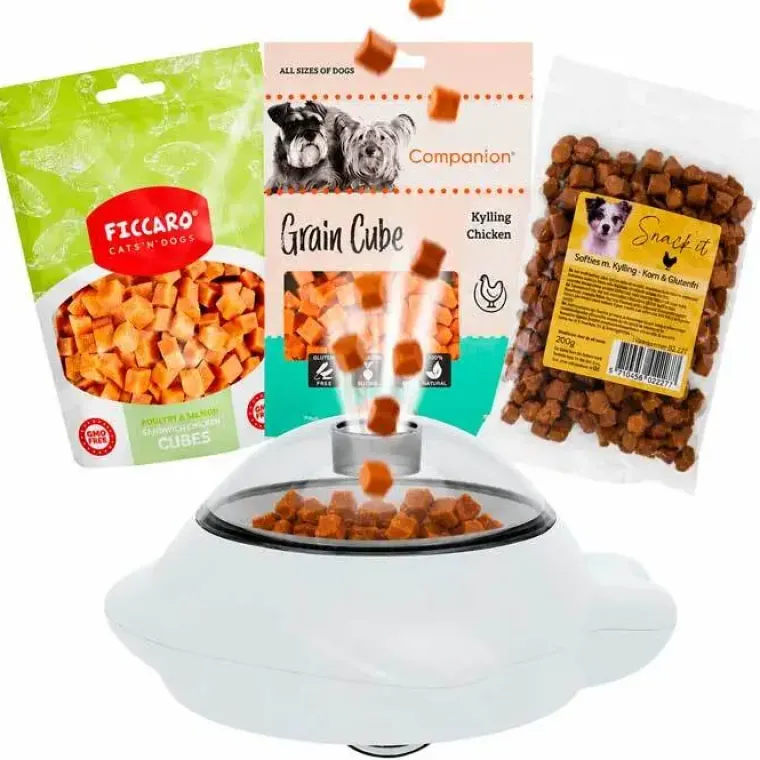Aktivitetslegetøj Til Hunde|Hundelegetøjssæt^ Pakketilbud | Snack Popper aktivitetssæt