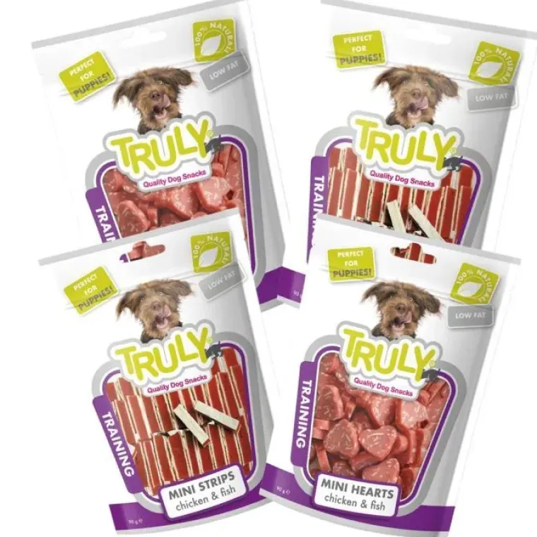 Hvalpegodbidder Og Gnaveben^ Pakketilbud | Truly Puppy Mix 4 Poser
