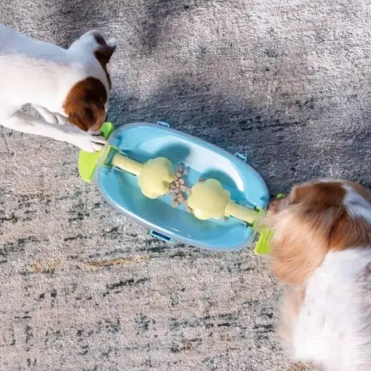 Aktivitetslegetøj Til Hunde|Snusemåtter/Slikkeplader^Outward Hound Paw N' Play Aktivitetsspil