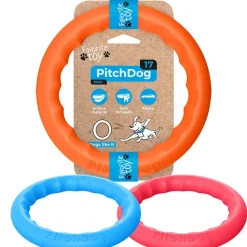Vandlegetøj|Slidstærkt Legetøj^Collar/WauDog Pitchdog Ring Pink