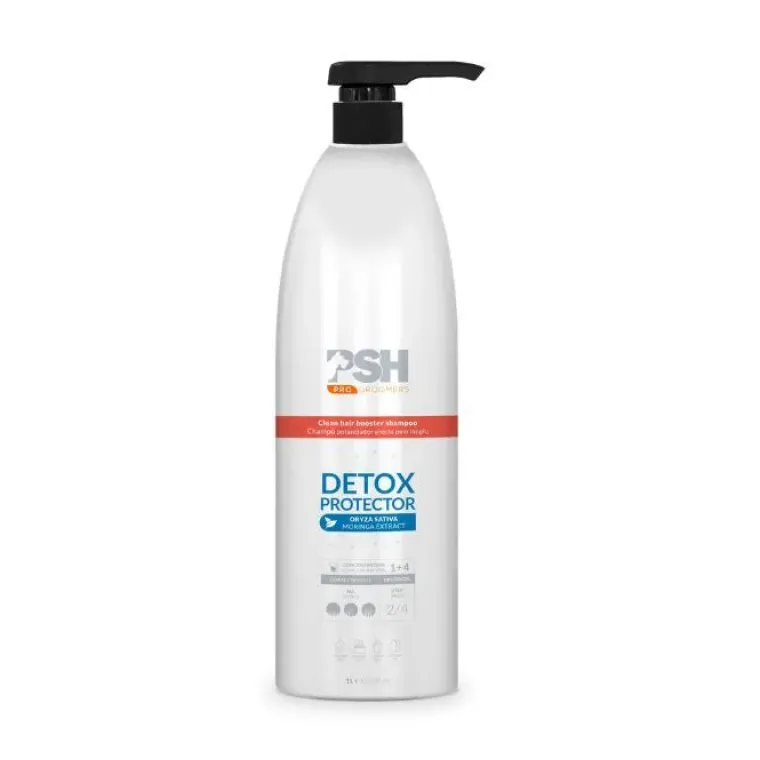Hundeshampoo Og Hundebalsam^PSH Cosmetics PSH Detox Protector Shampoo, Dybderensende | 1000ml