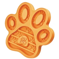 ☀️Sommerklar|Snusemåtter/Slikkeplader^Pup Ice Pup Fun Spiselig slikkeplade | Mango 2 stk.