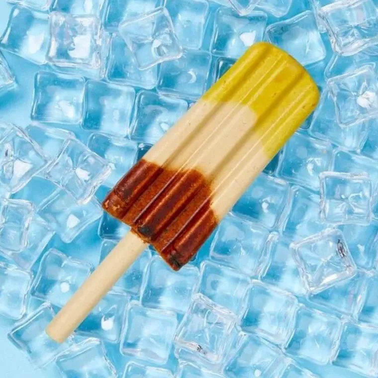 ☀️Sommerklar|Hundeferien^Pup Ice Raket hundeis | Banan og Chokolade 2 stk.