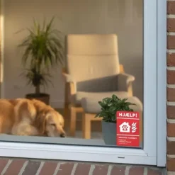 Gaveidéer Til Hundeelskeren^Cotonshoppen Rednings-Klistermærke til dyr