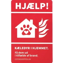 Gaveidéer Til Hundeelskeren^Cotonshoppen Rednings-Klistermærke til dyr