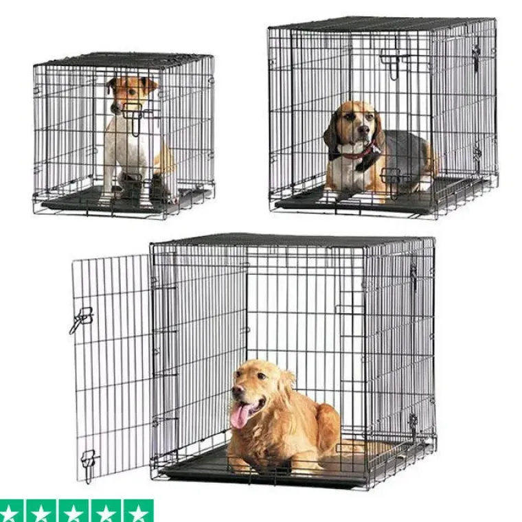 Biltransport Af Hund|Hundebur Og Tilbehør^Savic hundebur | Sortlakeret | OUTLET