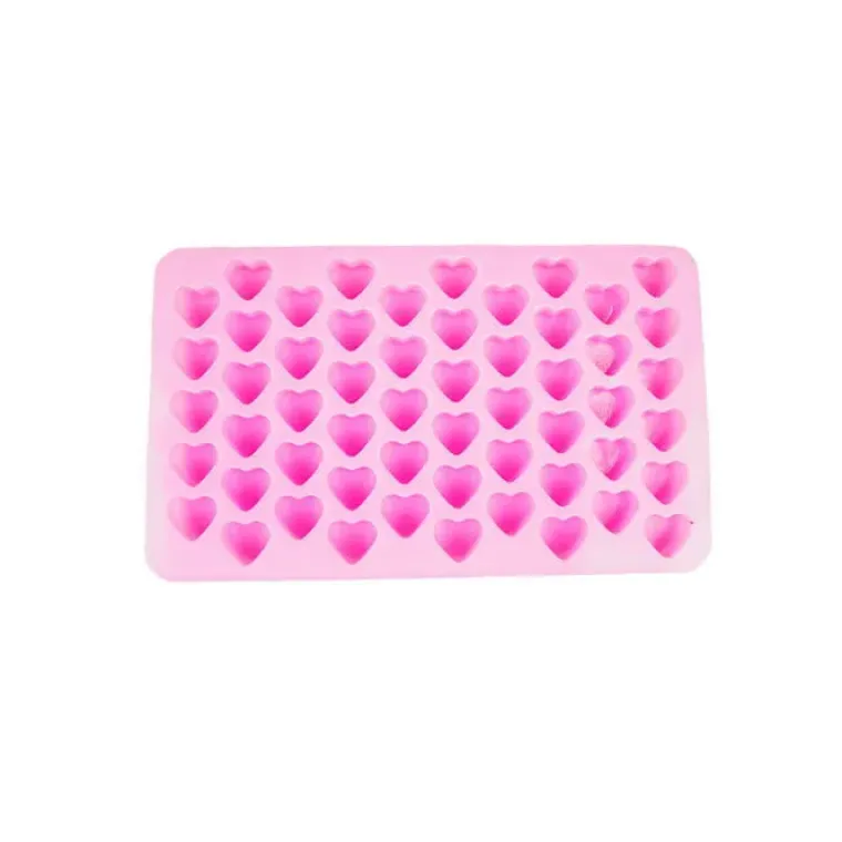 Valentine|Artikler Til Hjemmet^Ollipet Silikone bageform | 55 små hjerter