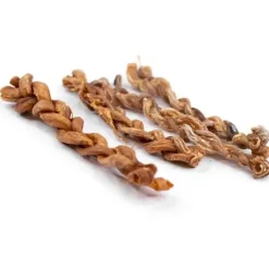 Single Protein & Foder & Godbidder|Godbidder Og Gnaveben^Snack'it Flettet Lammepenis | 100g