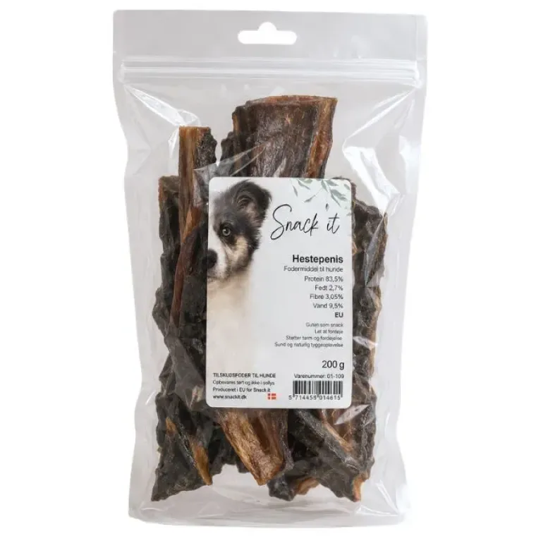 Single Protein & Foder & Godbidder|Godbidder Og Gnaveben^Snack'it Hestepenis | 200g