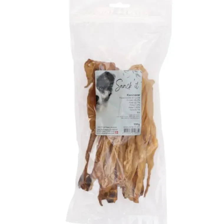 Hvalpegodbidder Og Gnaveben|Single Protein & Foder & Godbidder^Snack'it Kaninører Uden Pels
