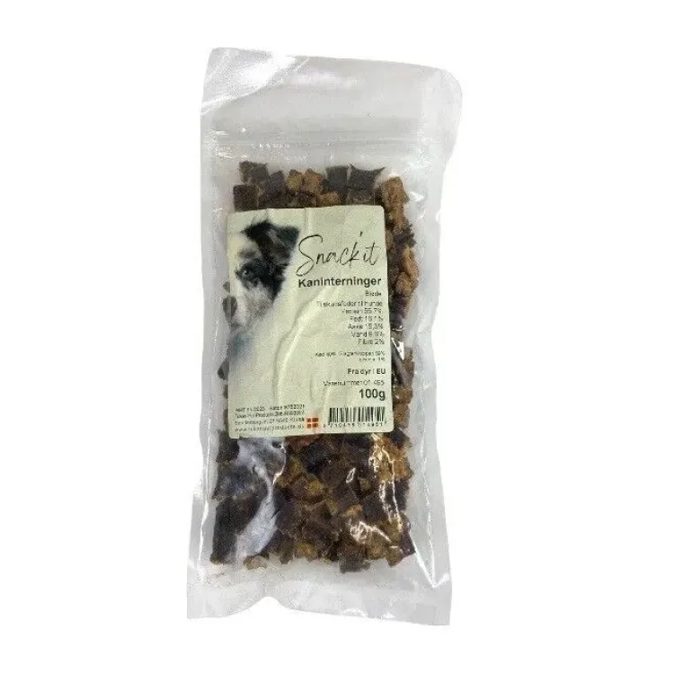 Single Protein & Foder & Godbidder|Påskekurven^Snack'it Kaninterns Godbidder | 100g