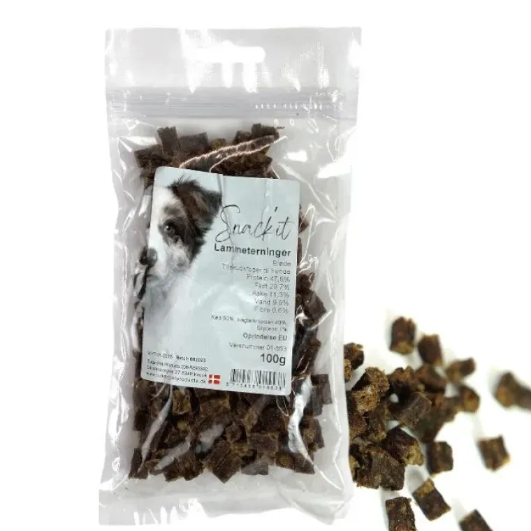 Single Protein & Foder & Godbidder|Påskekurven^Snack'it Lammeterns Godbidder | 100g