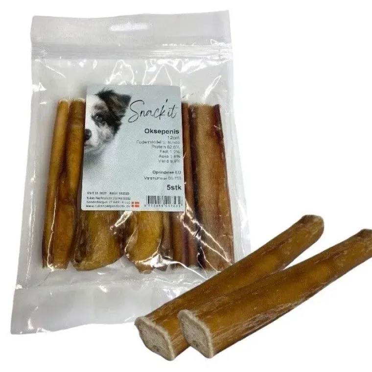 Single Protein & Foder & Godbidder^Snack'it Oksepenis 5 stk