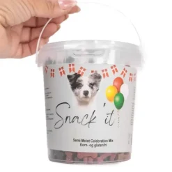 Hundefødselsdag|Godbidder Og Gnaveben^Snack'it Semi-Moist Celebration Mix | 500 g