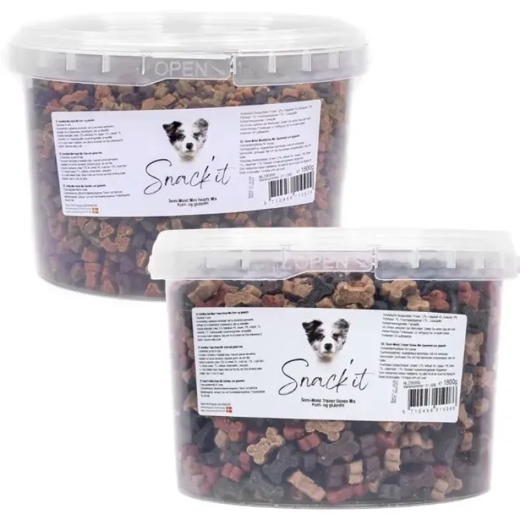 Godbidder Og Gnaveben^Snack'it Semi-Moist Godbidder Storkøb | 1,8kg