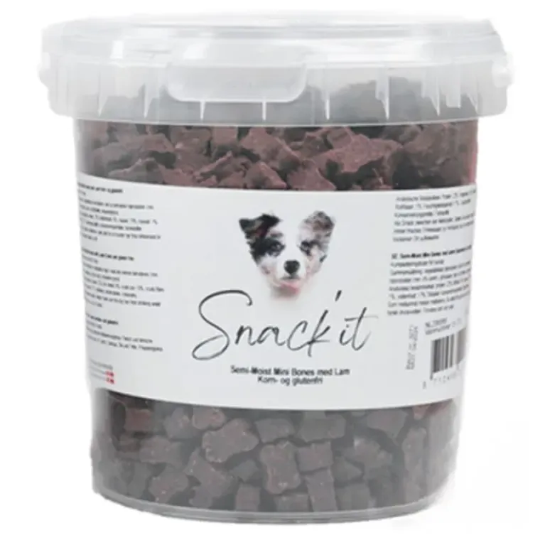 Godbidder Og Gnaveben^Snack'it Semi-Moist Mini Bones | 500g