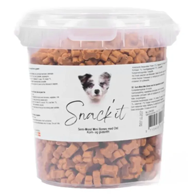 Godbidder Og Gnaveben^Snack'it Semi-Moist Mini Bones | 500g