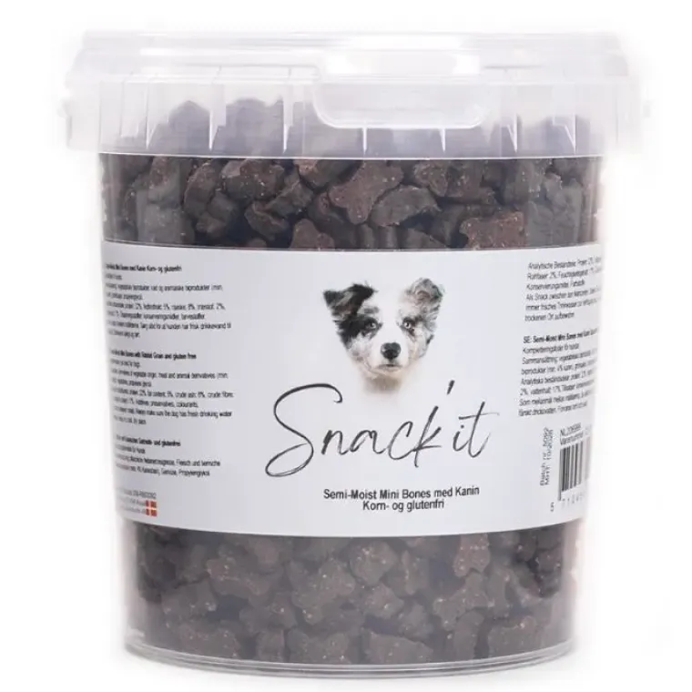 Godbidder Og Gnaveben^Snack'it Semi-Moist Mini Bones | 500g