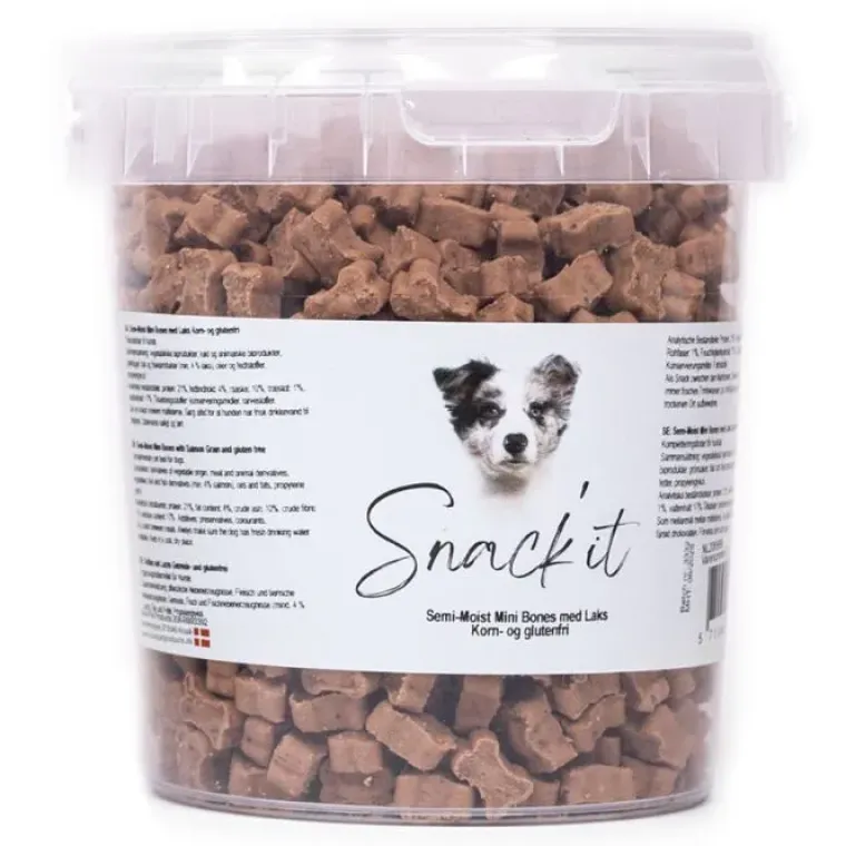 Godbidder Og Gnaveben^Snack'it Semi-Moist Mini Bones | 500g