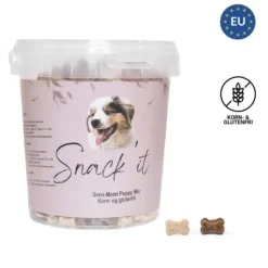 Hvalpegodbidder Og Gnaveben|Godbidder Og Gnaveben^Snack'it Semi-moist Puppy Mix | 500g