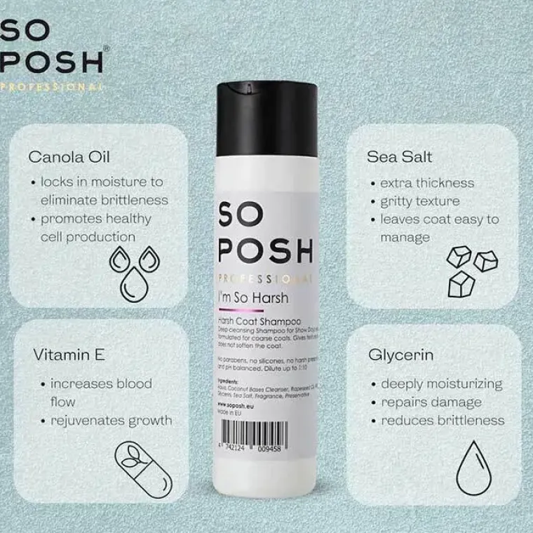 Hundeshampoo Og Hundebalsam^So Posh Professional I'm So Harsh Shampoo | 250 ml