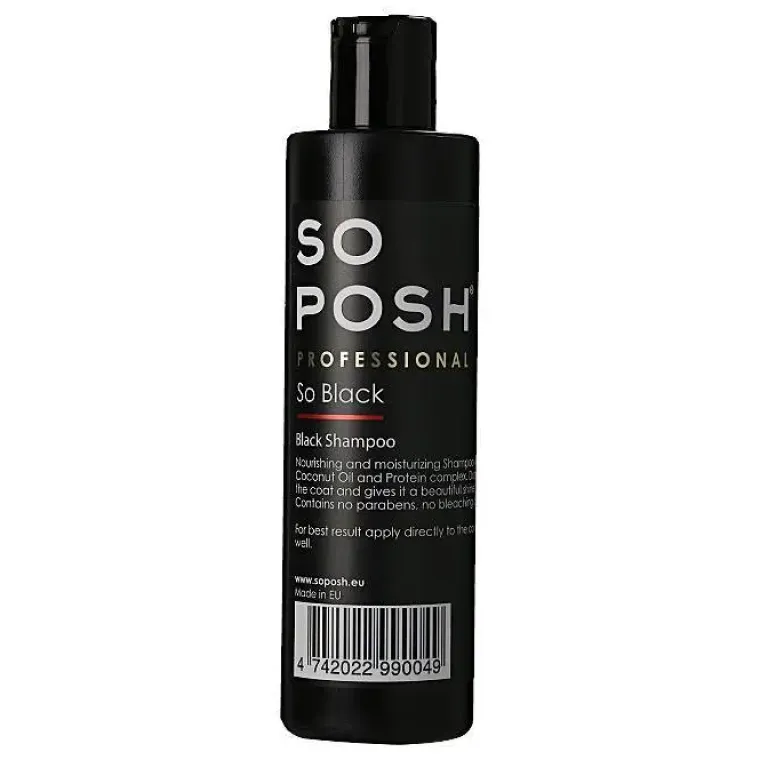 Hundeshampoo Og Hundebalsam^So Posh Professional So Black Shampoo | 250 ml