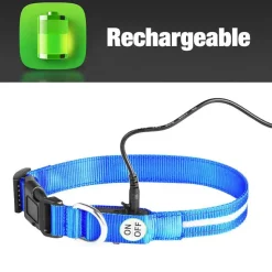 Hundehalsbånd|Løbeturen^Cotonshoppen The Dots LED Collar | Halsbånd med LED lys