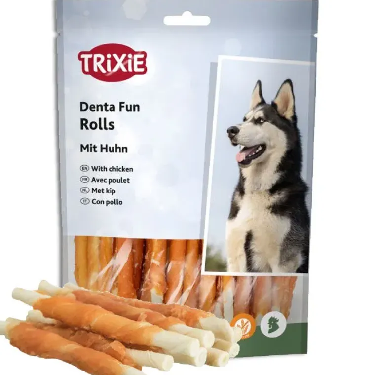 Godbidder Og Gnaveben^Trixie Chewing Rolls | Kylling | 70g
