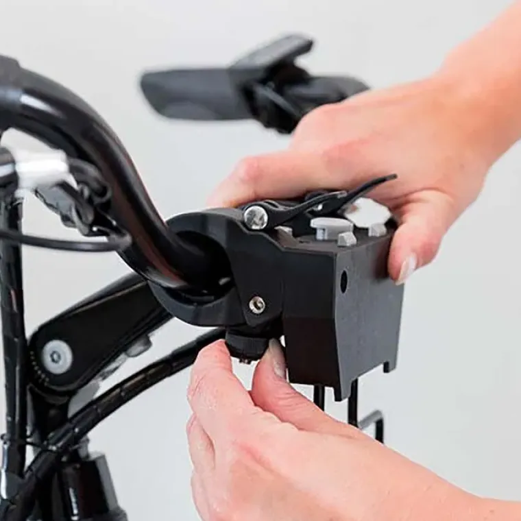 Hundeferien^Trixie Front Cykelkurv m. Regnslag | 2i1