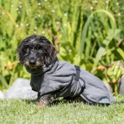 Håndklæder Og Forklæder|Hundetøj^Trixie Grå hundebadekåbe