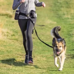 Hundetræning Og Klikker|Løbeturen^Trixie håndfri line og bæltetaske