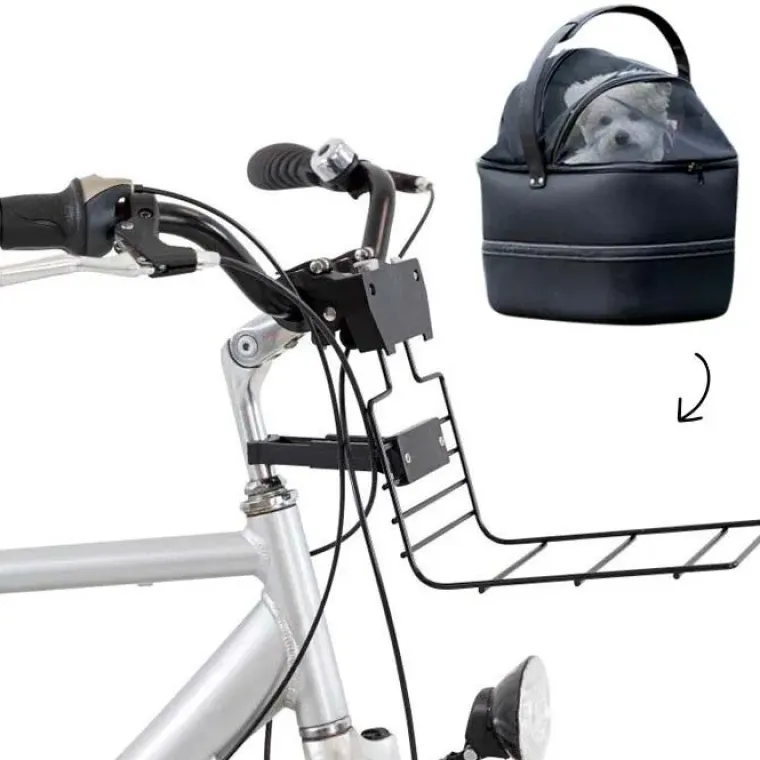 Cykelkurv Til Hund^Trixie Holder Til Front Cykelkurv 2i1