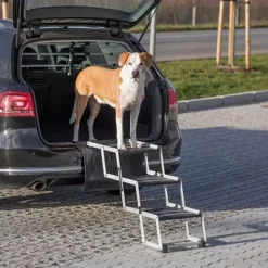 Hundetrapper & Hunderamper|Biltransport Af Hund^Trixie Petwalk Foldbar Trappe 3 trin