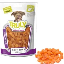 Hvalpegodbidder Og Gnaveben^Truly Dog Chicken Training Bites | 85g