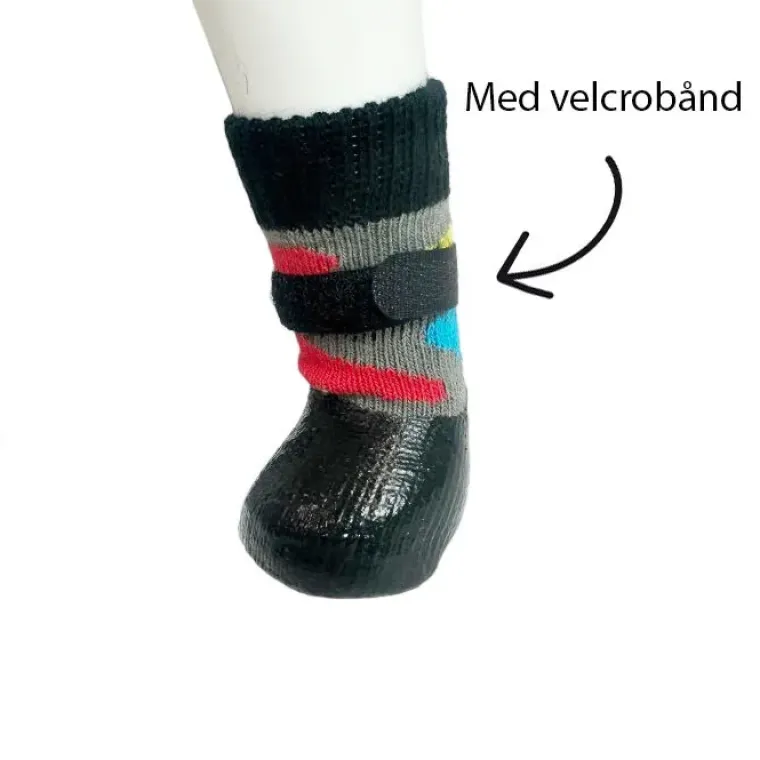 Efterårsklar|Hundesko^Ollipet Vandtætte Hundestrømper/støvler | 4 stk