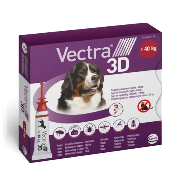 Helse Til Hunde^Vectra 3D Hund, 3 pipetter