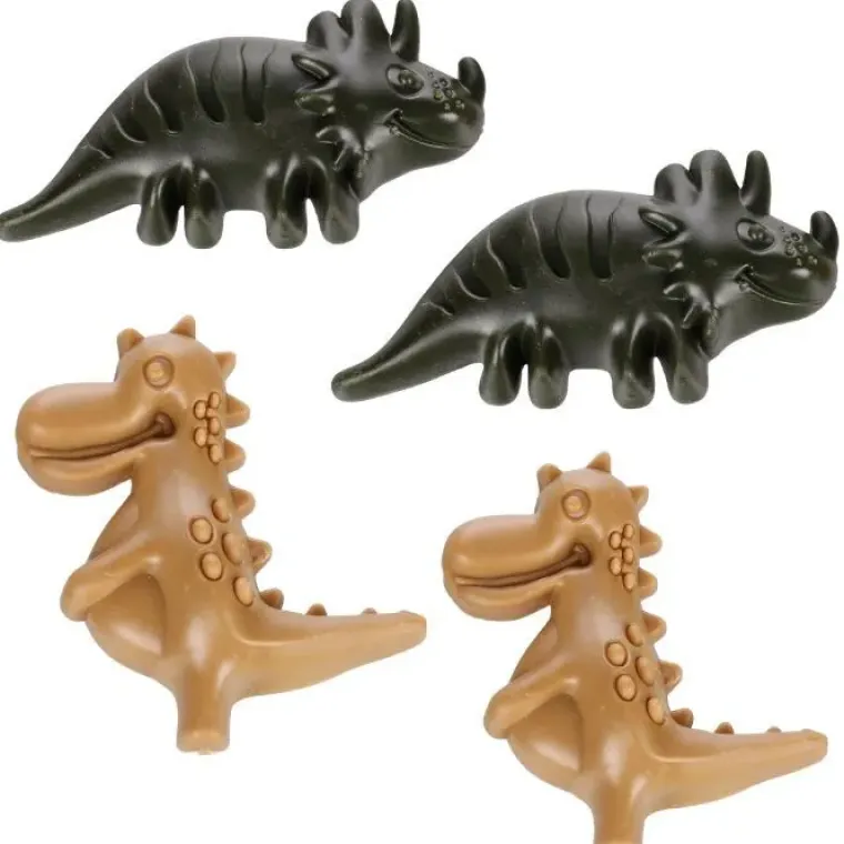 Godbidder Og Gnaveben^Flamingo Vegetar Snack Dino | Large | 1stk.