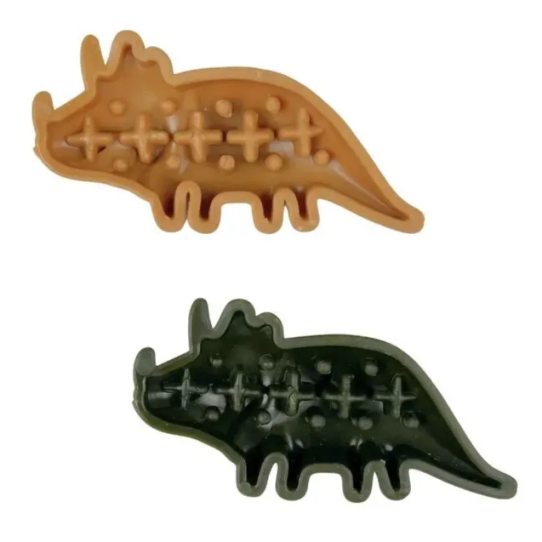 Godbidder Og Gnaveben^Flamingo Vegetar Snack Dino | Large | 1stk.