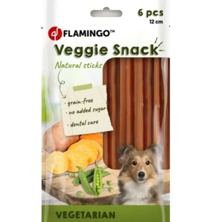 Godbidder Og Gnaveben^Flamingo Veggie Snack | Natural Sticks