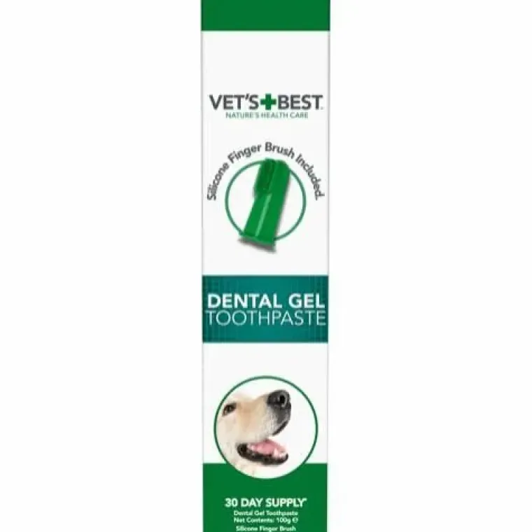 Mund-, Øre- Og Øjenpleje^Vets Best Vet's Best Dental Gel | M. Tandbørste