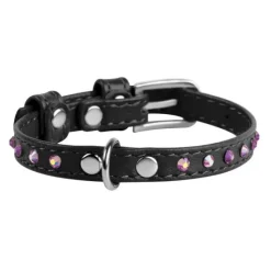 Hundehalsbånd^Collar/WauDog WauDog Glamour Halsbånd m. Sten | OUTLET