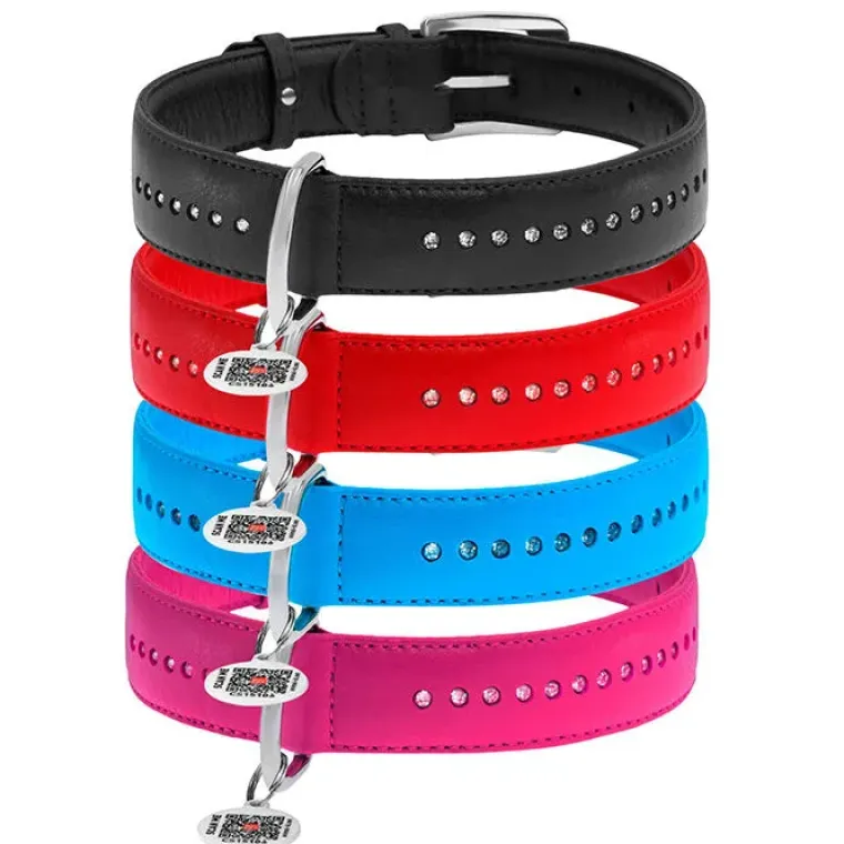 Hundehalsbånd^Collar/WauDog WauDog Glamour Halsbånd | OUTLET