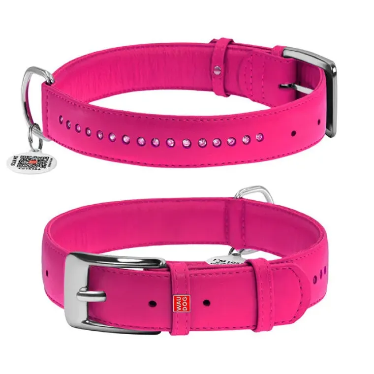 Hundehalsbånd^Collar/WauDog WauDog Glamour Halsbånd | OUTLET