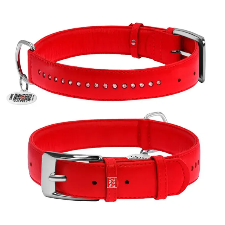 Hundehalsbånd^Collar/WauDog WauDog Glamour Halsbånd | OUTLET